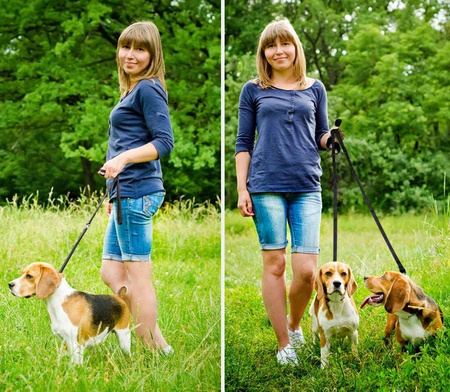 SMYCZ DLA PSA REGULOWANA PODWÓJNA 5m NAJMOCNIEJSZA