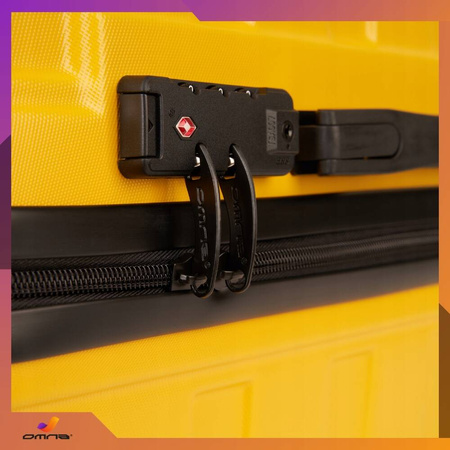 Zestaw 3 solidnych walizek podróżnych bagaż kufer lekka samolot 94L+63L+40L