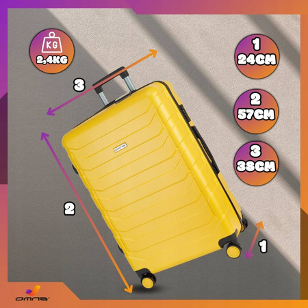 Walizka mała podróżna solidna torba bagaż kufer lekka kółka samolot 40L
