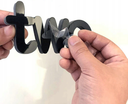 ZEGAR ŚCIENNY DIY L100 DUŻY NOWOCZESNY CZARNY