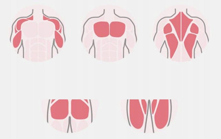 PISTOLET DO MASAŻU BEZPRZEWODOWY MOCNY 8 GŁOWIC