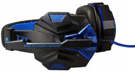 SŁUCHAWKI DLA GRACZY GAMINGOWE LED Mikrofon +COMBO