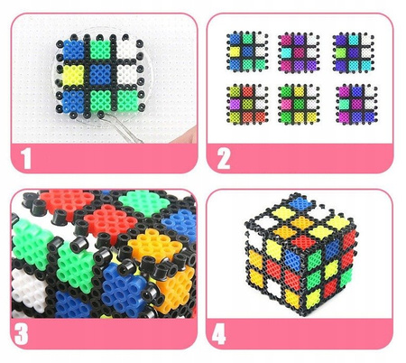 Koraliki do prasowania OMNA 20 tys Szablony Pęseta