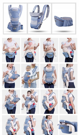 NOSIDEŁKO 15w1 NOSIDŁO BIODROWE 25KG SIEDZISKO