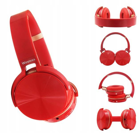 BEZPRZEWODOWE SŁUCHAWKI BLUETOOTH SD MP3 RADIO 950