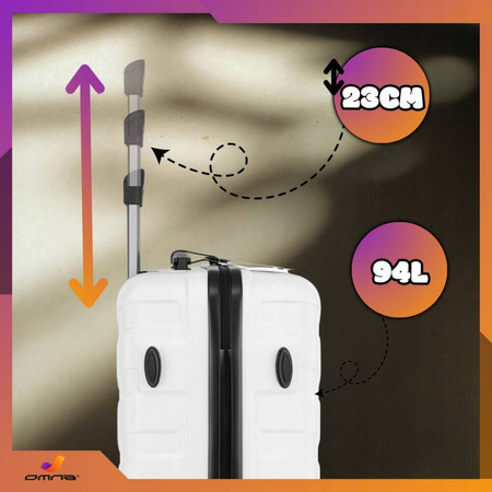 Walizka podróżna na kółkach duża XXL torba bagaż kufer kółka dla dzieci 94L