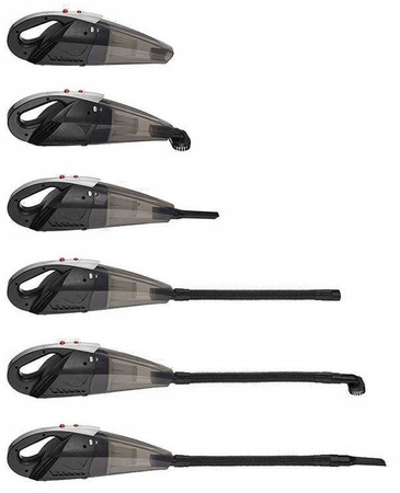 Odkurzacz samochodowy filtr HEPA 12V 120W + TORBA