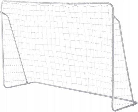 DUŻA BRAMKA PIŁKARSKA METALOWA 240 x 150cm + KOTWY