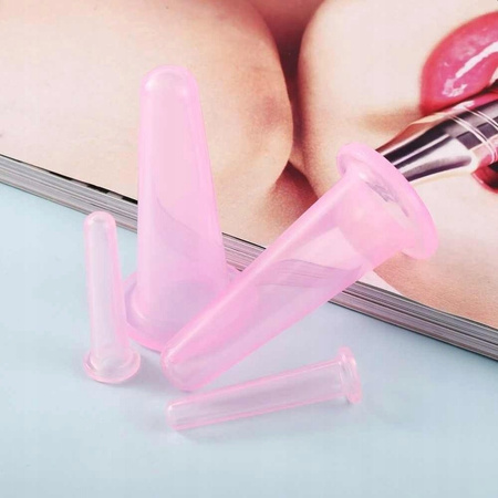 Bańki silikonowe do masażu twarzy i ciała CELLULIT