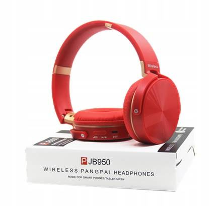 BEZPRZEWODOWE SŁUCHAWKI BLUETOOTH SD MP3 RADIO 950