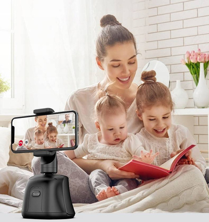 Obrotowy uchwyt robot na smartfona do nagrywania