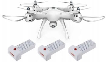 Dron SYMA X8 PRO Kamera PODGLĄD ZAWIS GPS 3xAKUMUL